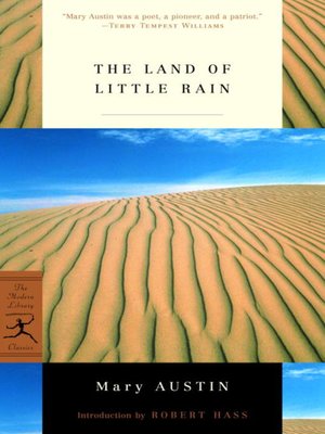 cover image of The Land of Little Rain